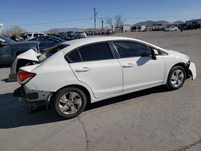 19XFB2F55DE204812 - 2013 HONDA CIVIC LX WHITE photo 3