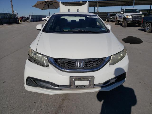 19XFB2F55DE204812 - 2013 HONDA CIVIC LX WHITE photo 5