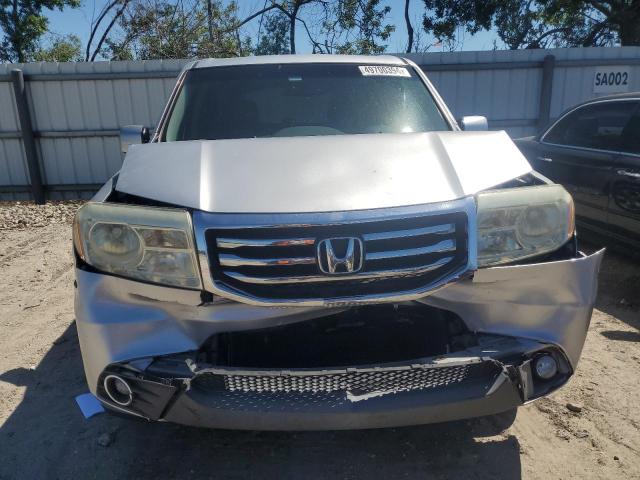 5FNYF3H77EB004429 - 2014 HONDA PILOT EXLN SILVER photo 5