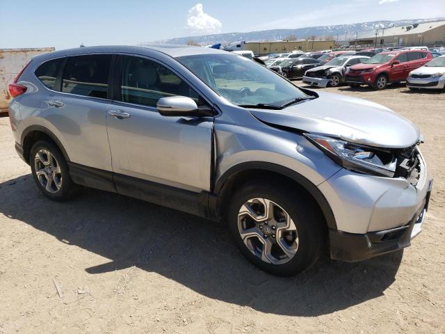 2HKRW2H8XHH625077 - 2017 HONDA CR-V EXL SILVER photo 4