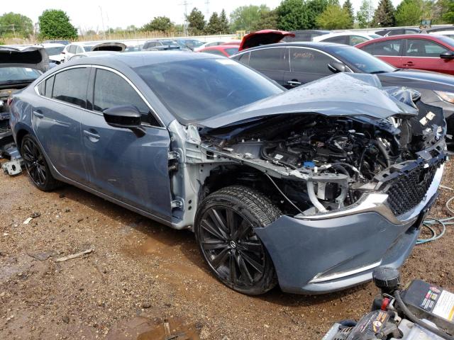 JM1GL1WY4M1615868 - 2021 MAZDA 6 GRAND TOURING RESERVE BLUE photo 4