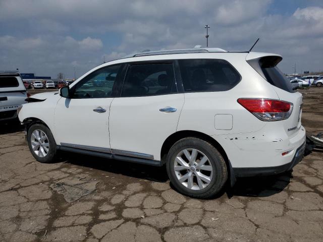 5N1AR2MM8EC647007 - 2014 NISSAN PATHFINDER S WHITE photo 2