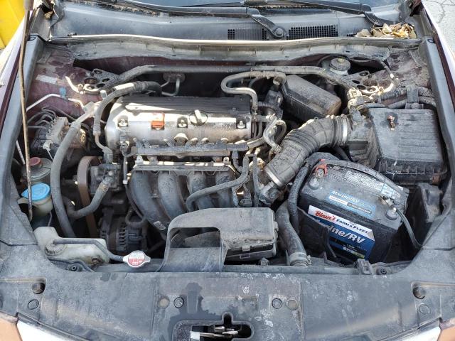 1HGCP2F74AA015834 - 2010 HONDA ACCORD EX MAROON photo 11