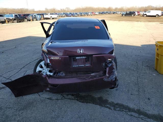 1HGCP2F74AA015834 - 2010 HONDA ACCORD EX MAROON photo 6