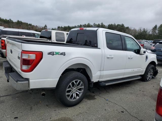 1FTEW1EP6NKD82272 - 2022 FORD F150 SUPERCREW WHITE photo 3