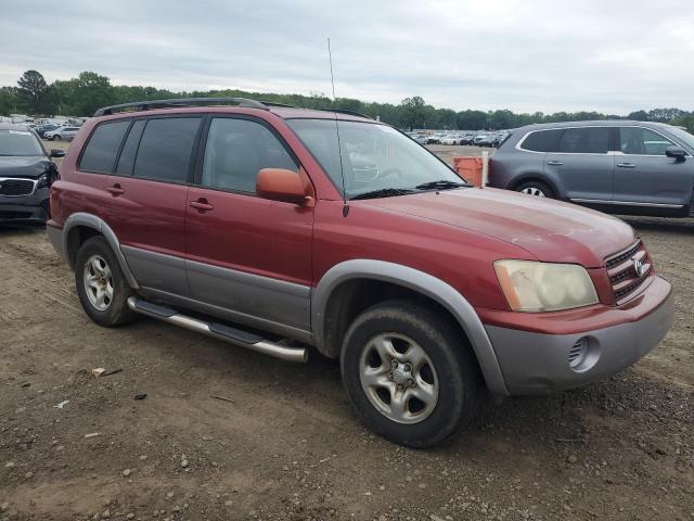 JTEHF21A220071591 - 2002 TOYOTA HIGHLANDER LIMITED RED photo 4