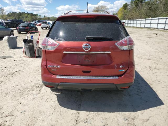 5N1AT2ML7EC857378 - 2014 NISSAN ROGUE S BURGUNDY photo 6