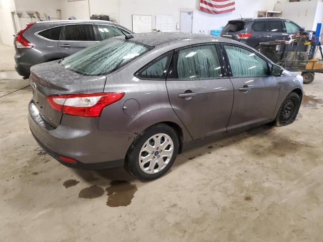 1FAHP3F25CL361516 - 2012 FORD FOCUS SE GRAY photo 3