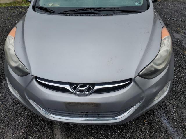 KMHDH4AE1DU628803 - 2013 HYUNDAI ELANTRA GLS GRAY photo 11