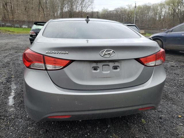 KMHDH4AE1DU628803 - 2013 HYUNDAI ELANTRA GLS GRAY photo 6