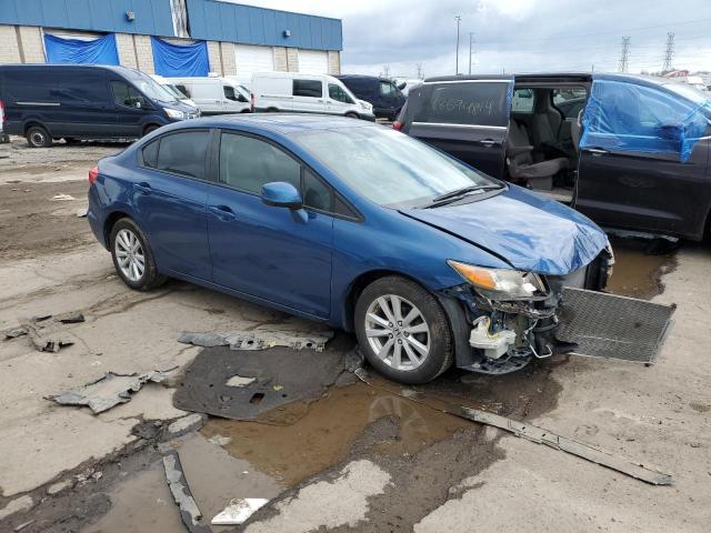 19XFB2F91CE024079 - 2012 HONDA CIVIC EXL BLUE photo 4