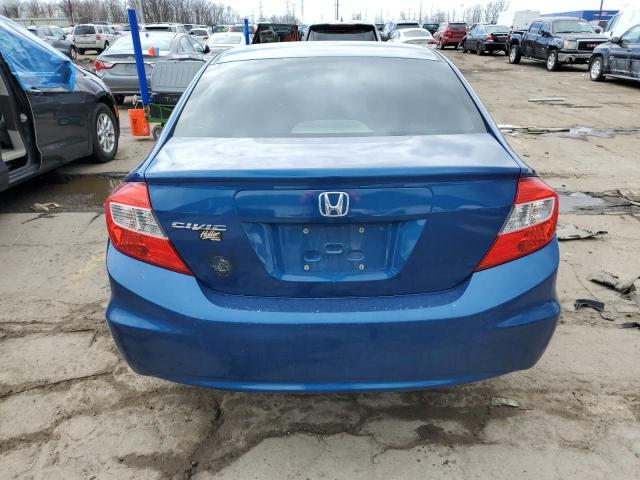 19XFB2F91CE024079 - 2012 HONDA CIVIC EXL BLUE photo 6