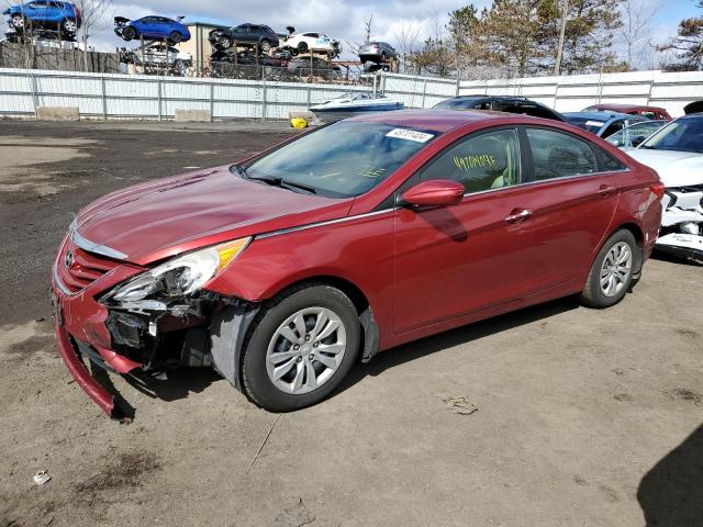 5NPEB4AC4BH148707 - 2011 HYUNDAI SONATA GLS RED photo 1