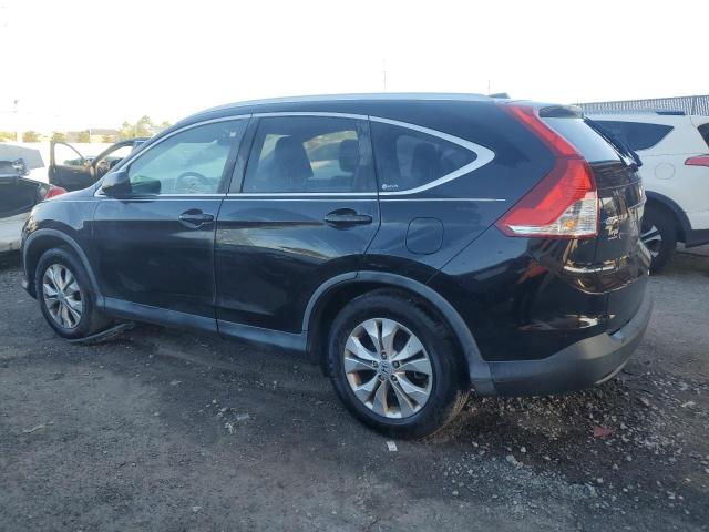 JHLRM3H70CC001573 - 2012 HONDA CR-V EXL BLACK photo 2