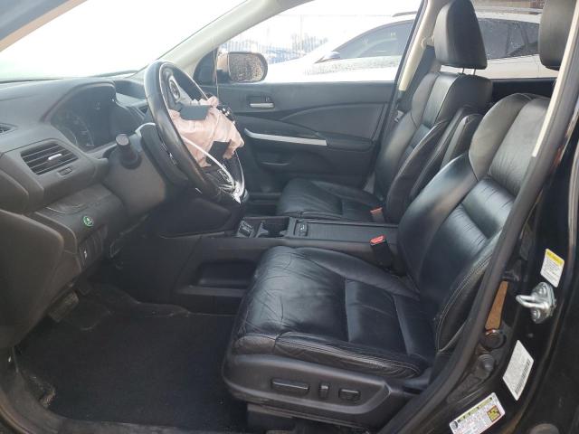 JHLRM3H70CC001573 - 2012 HONDA CR-V EXL BLACK photo 7