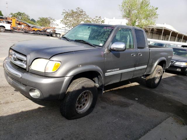 5TBBT441X4S455508 - 2004 TOYOTA TUNDRA ACCESS CAB SR5 GRAY photo 1