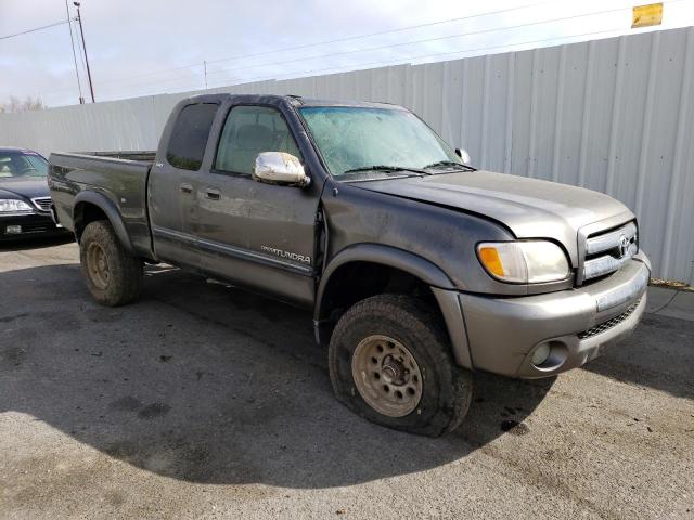 5TBBT441X4S455508 - 2004 TOYOTA TUNDRA ACCESS CAB SR5 GRAY photo 4
