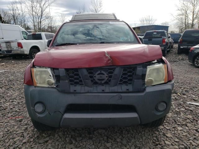 5N1AN08W37C521281 - 2007 NISSAN XTERRA OFF ROAD RED photo 5