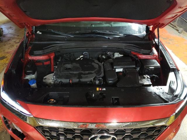 5NMS23AD6KH118840 - 2019 HYUNDAI SANTA FE SE RED photo 12