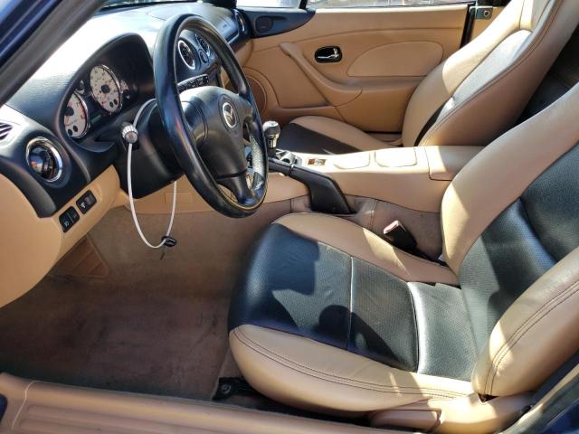 JM1NB353820222664 - 2002 MAZDA MX-5 MIATA BASE BLUE photo 7