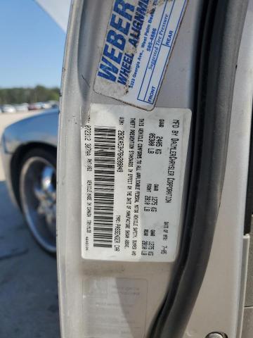 2B3KA53H76H209049 - 2006 DODGE CHARGER R/T SILVER photo 13