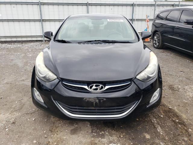 5NPDH4AE1CH143316 - 2012 HYUNDAI ELANTRA GLS BLACK photo 5