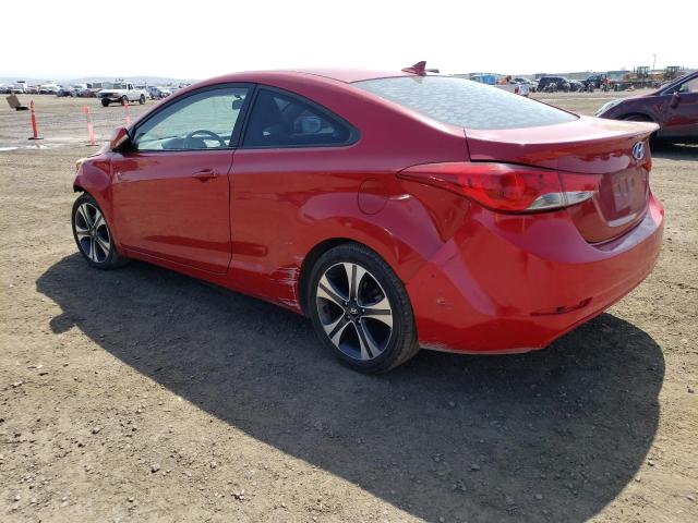 KMHDH6AE3DU005839 - 2013 HYUNDAI ELANTRA CO GS RED photo 2