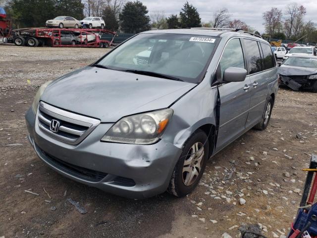 5FNRL38757B027837 - 2007 HONDA ODYSSEY EXL SILVER photo 1