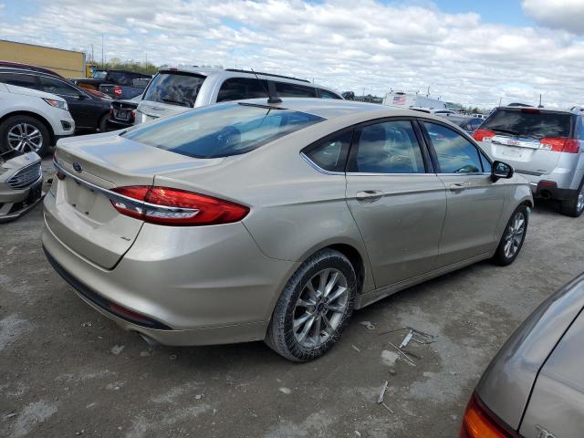 3FA6P0H70HR171694 - 2017 FORD FUSION SE GOLD photo 3