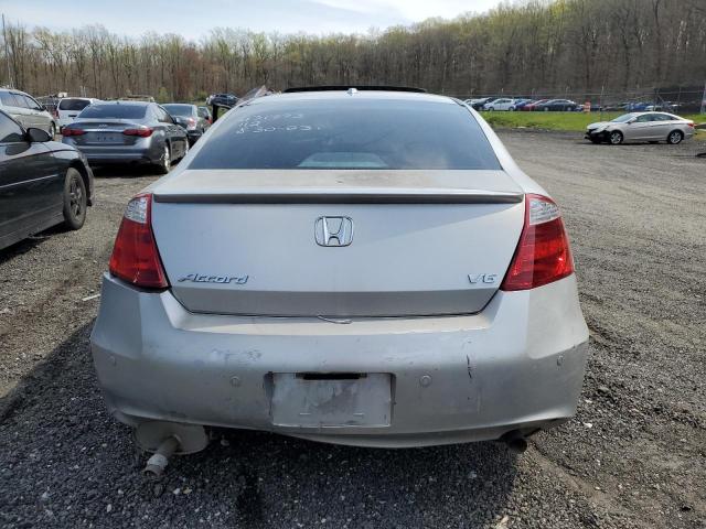 1HGCS22838A000782 - 2008 HONDA ACCORD EXL SILVER photo 6