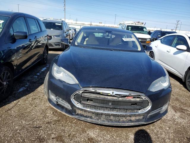 5YJSA1CN1DFP13130 - 2013 TESLA MODEL S ლურჯი ფოტო 5