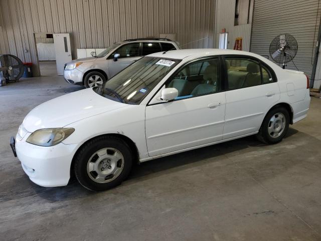 JHMES96605S011428 - 2005 HONDA CIVIC HYBRID WHITE photo 1