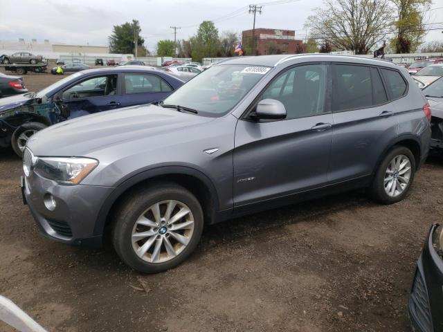 5UXWX9C58F0D58264 - 2015 BMW X3 XDRIVE28I GRAY photo 1