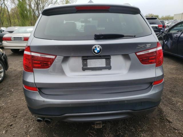 5UXWX9C58F0D58264 - 2015 BMW X3 XDRIVE28I GRAY photo 6