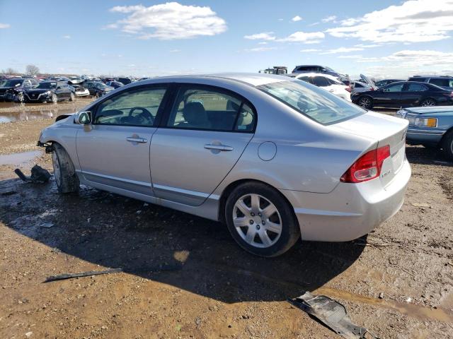 1HGFA16558L054292 - 2008 HONDA CIVIC LX SILVER photo 2