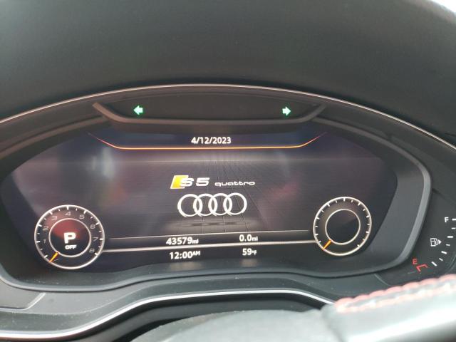 WAUB4CF57KA095877 - 2019 AUDI S5 PREMIUM PLUS GRAY photo 9