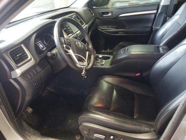 5TDJKRFH1GS350678 - 2016 TOYOTA HIGHLANDER XLE SILVER photo 7