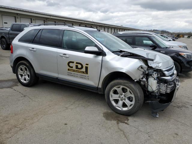 2FMDK3JC5DBE16194 - 2013 FORD EDGE SEL SILVER photo 4