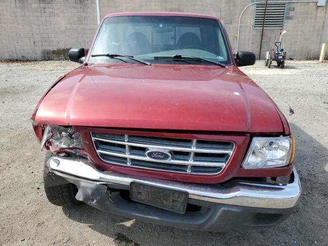 1FTYR44E12PA97869 - 2002 FORD RANGER SUPER CAB RED photo 5