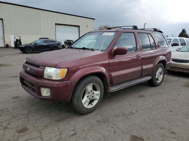 JNRDR09Y71W215096 - 2001 INFINITI QX4 BURGUNDY photo 1