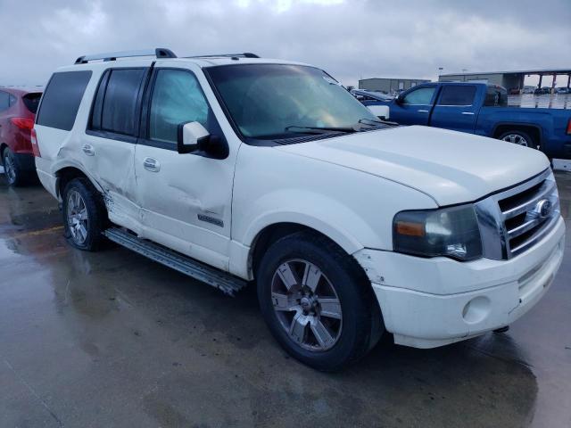 1FMFU20587LA97250 - 2007 FORD EXPEDITION LIMITED WHITE photo 4