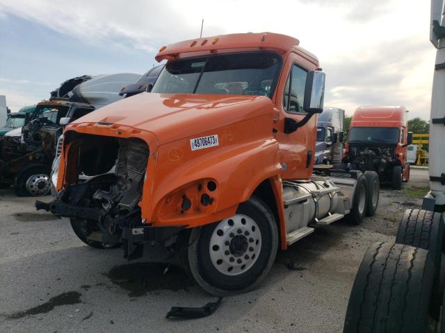 3AKJGEDV2FSGR9884 - 2015 FREIGHTLINER CASCADIA 1 ORANGE photo 2