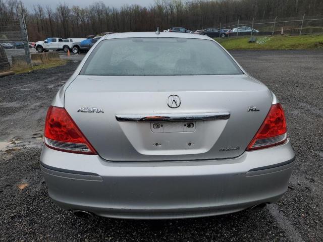 JH4KB16526C009123 - 2006 ACURA RL SILVER photo 6