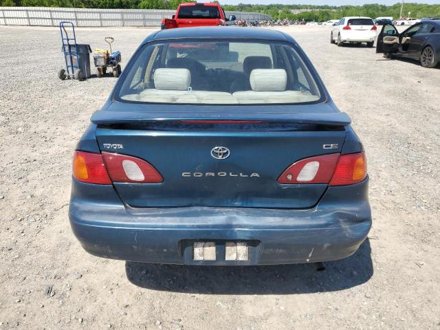 2T1BR12E4WC088143 - 1998 TOYOTA COROLLA VE BLUE photo 6