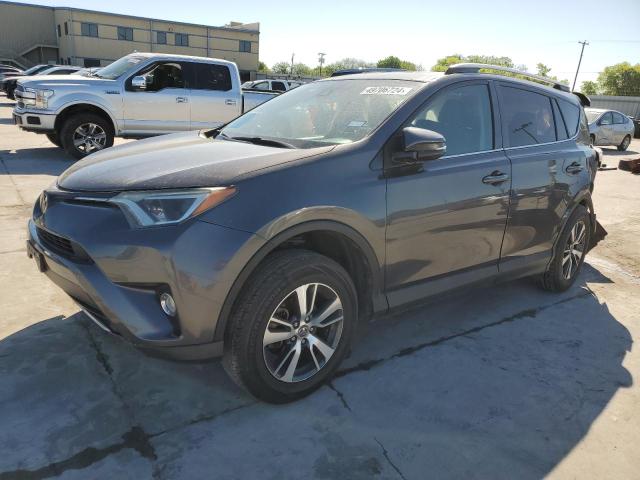 2T3WFREV6HW337944 - 2017 TOYOTA RAV4 XLE GRAY photo 1