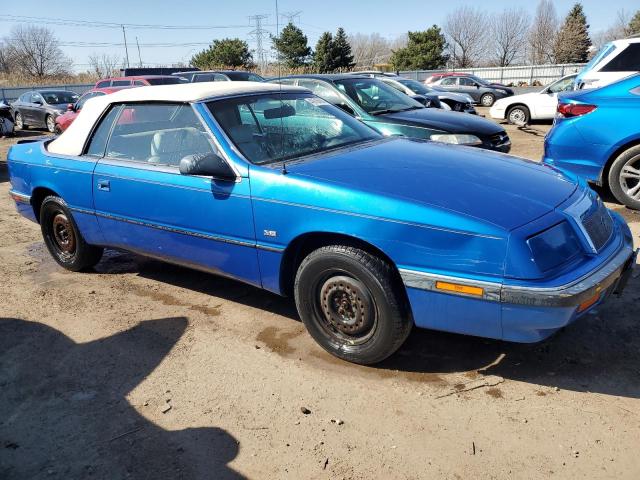 1C3XJ453XMG149247 - 1991 CHRYSLER LEBARON 蓝色 照片 4