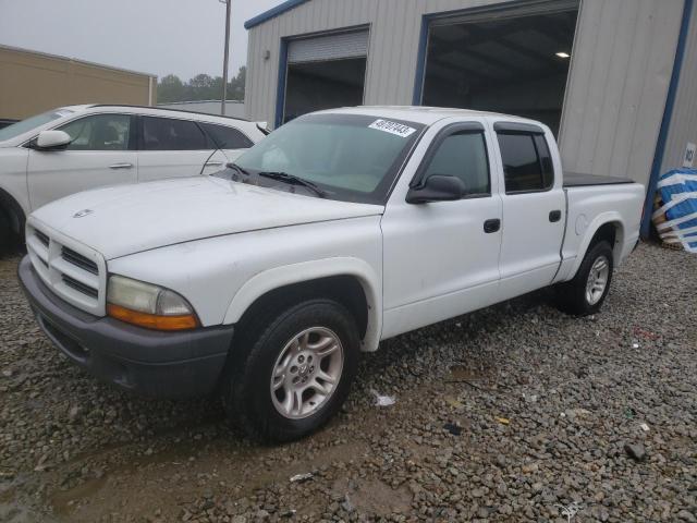 1D7HL38X23S220042 - 2003 DODGE DAKOTA QUAD SPORT WHITE photo 1