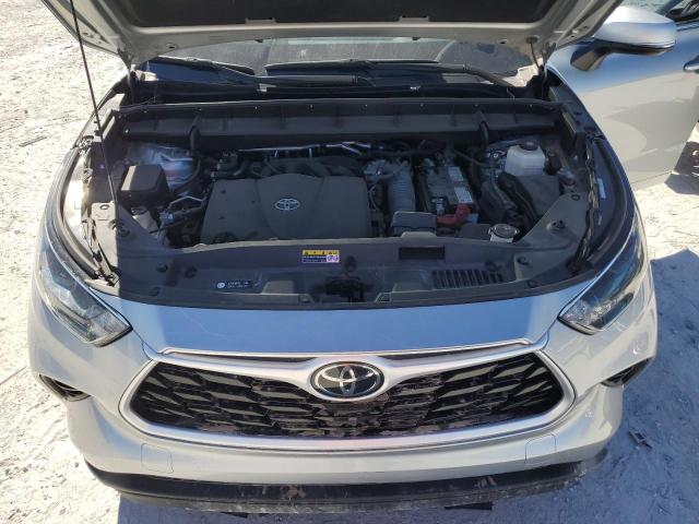 5TDGZRAH0MS537502 - 2021 TOYOTA HIGHLANDER XLE 银色 照片 12