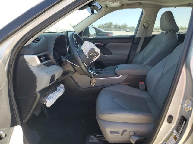 5TDGZRAH0MS537502 - 2021 TOYOTA HIGHLANDER XLE 银色 照片 7