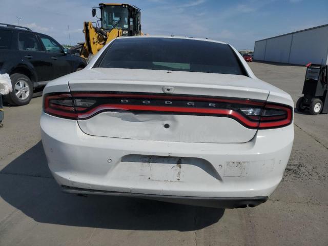 2C3CDXAG8GH321820 - 2016 DODGE CHARGER POLICE WHITE photo 6